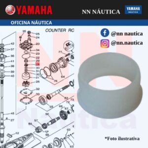 ESPACADOR CAIXA BOMBA DE ÁGUA ORIGINAL YAMAHA