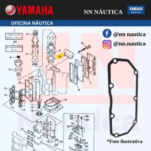 JUNTA DA TAMPA DO BLOCO SUPERIOR YAMAHA