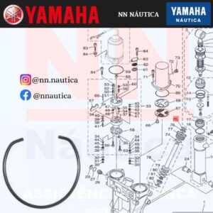 ANEL TRAVA DO RETENTOR YAMAHA