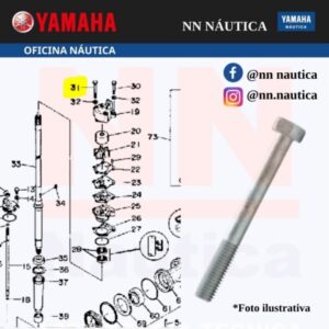 PARAFUSO DA BOMBA DE ÁGUA YAMAHA ORIGINAL