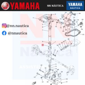 BUCHA SOLIDA (47 X 49) YAMAHA ORIGINAL