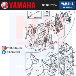 RELE CONJUNTO AUXILIAR YAMAHA ORIGINAL