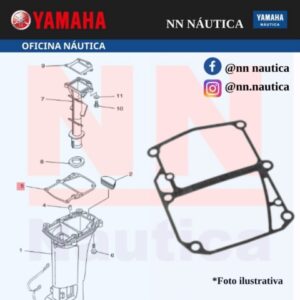 JUNTA DA CAIXA SUPERIOR YAMAHA ORIGINAL