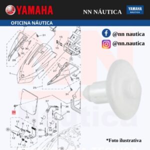 REBITE FORMATO ESP. (8,8 X 14,38 X 23) YAMAHA ORIGINAL