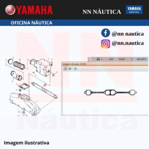 JUNTA DA MUFLA 5.7 ORIGINAL MERCURY