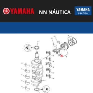 PARAFUSO DA BIELA 90 A 115 HP YAMAHA ORIGINAL