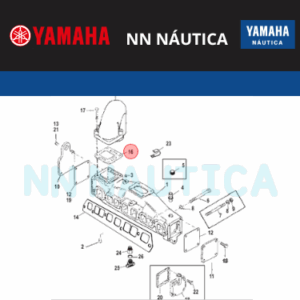 JUNTA DA CURVA DE ESCAPE MERCRUISER 3.0 – 27-99777 2 @ 2